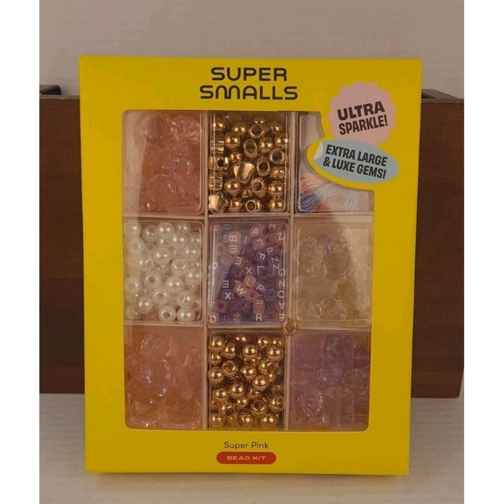 Super Smalls Rainbow Bead Kit for Kids Jewelry Making New In Box